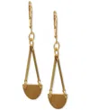 Minu Jewels Gold-tone Open Drop Earrings In Gold