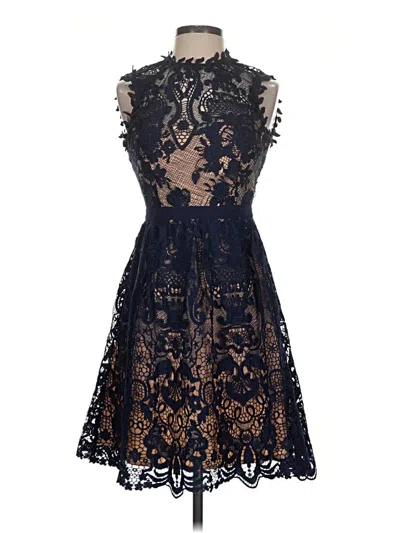 Minuet Cocktail Dress In Blue