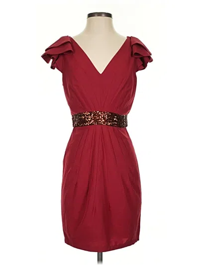 Pre-owned Minuet Cocktail Dress In Burgundy