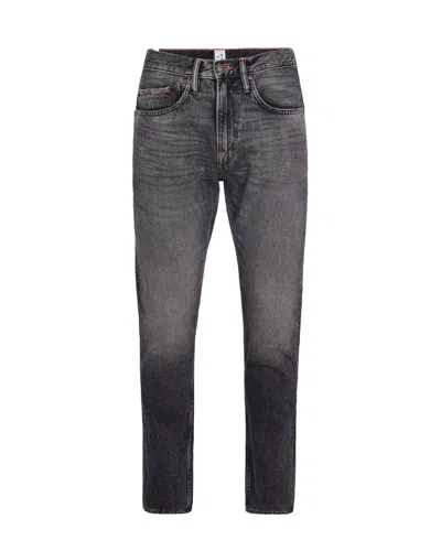 Minus One Jeans The One Jean Thunderstorm Black Clean In Gray
