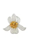 Mio Harutaka Orchid Ring In Silver