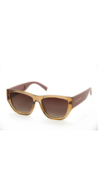 Mio Marino Polarized Vintage Square Sunglasses