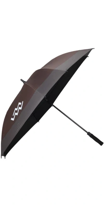 Mio Marino Premium 62-inch Square Golf Umbrella With Uv Protection In Brown