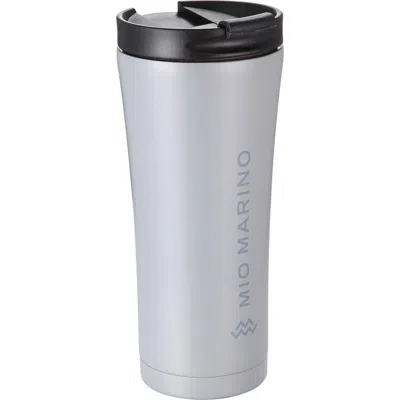 Mio Marino Vacuum-insulated Stainless Steel Travel Mug 16 oz In Gray