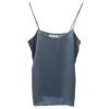 Mionè Women's Grey Silk Camisole Top In Gray