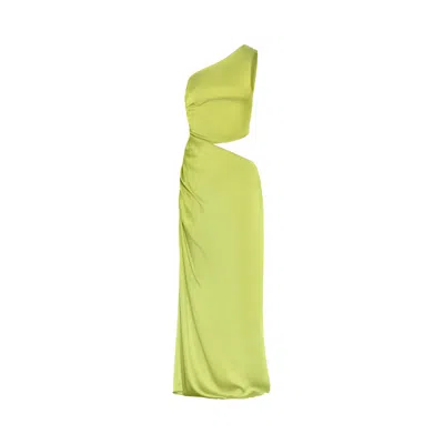 Mionè Women's Mix & Match Asymmetric Dress Green