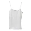Mionè Women's Silk Camisole Top White In White