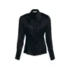 Mionè Women's Silk Shirt - Black In Black