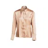 Mionè Women's Silk Shirt - Gold In Gold