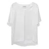 Mionè Women's White Silk V-neck Blouse In White