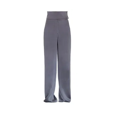 Mionè Women's Yellow Boss Babe Pants - Grey