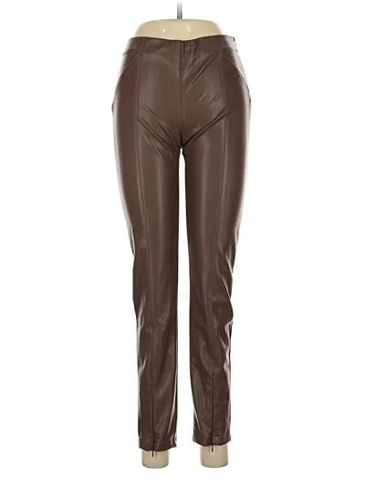 Pre-owned Miou Muse Active Pants In Brown