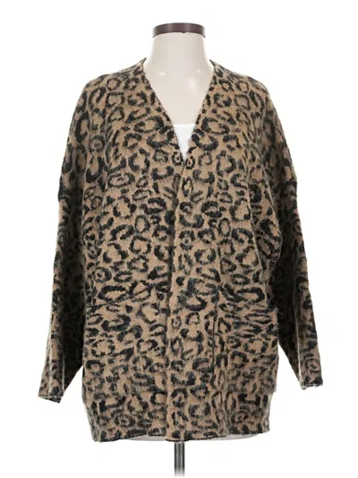Pre-owned Miou Muse Cardigan Sweater In Brown