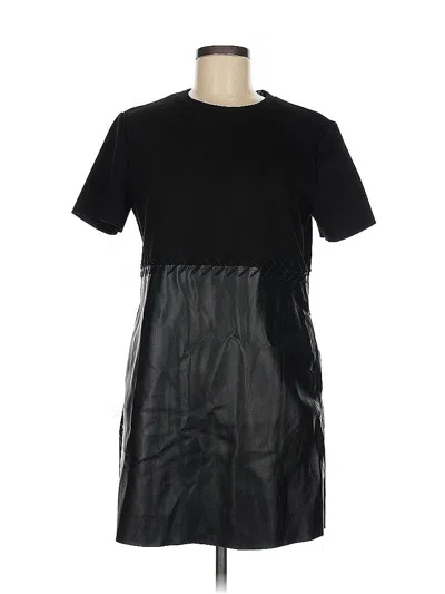 Pre-owned Miou Muse Casual Dress In Black