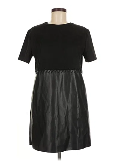 Pre-owned Miou Muse Casual Dress In Black