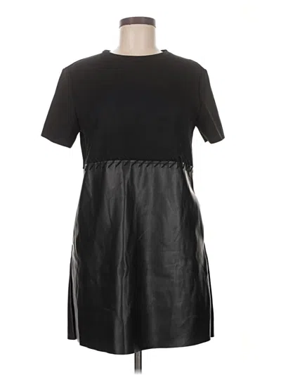 Pre-owned Miou Muse Casual Dress In Black