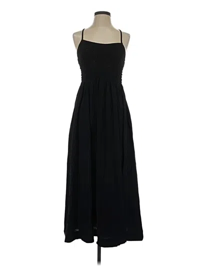 Pre-owned Miou Muse Casual Dress In Black