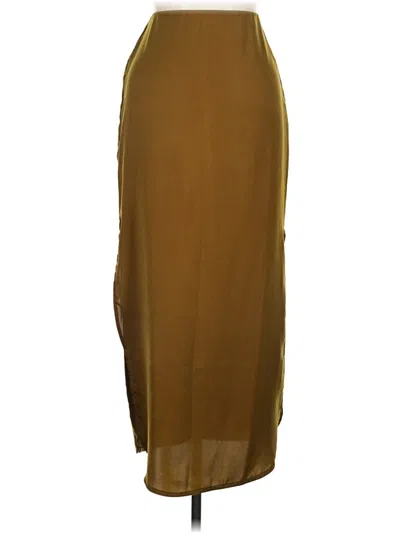 Pre-owned Miou Muse Casual Skirt In Brown