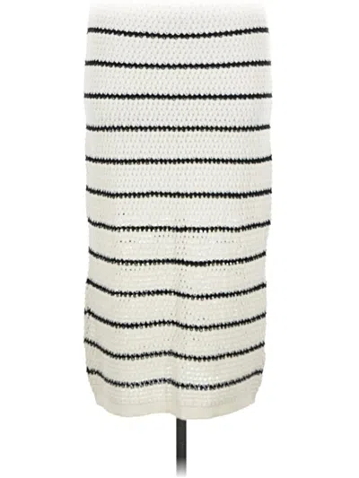Pre-owned Miou Muse Casual Skirt In Ivory