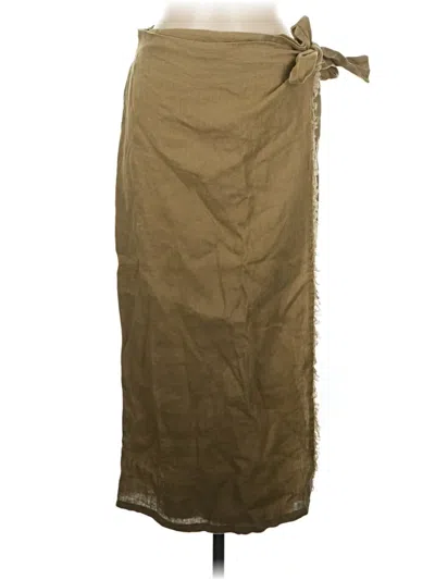 Pre-owned Miou Muse Casual Skirt In Tan