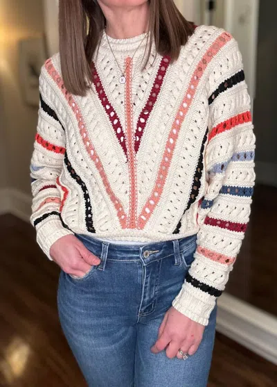 Miou Muse Combo Sweater In Multi