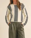 Miou Muse Dream Again Sweater In Cream/black