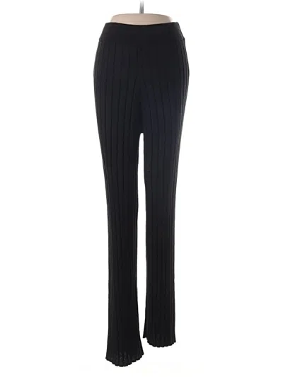 Pre-owned Miou Muse Dress Pants In Black