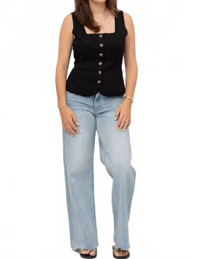 Miou Muse Hadley Vest In Black