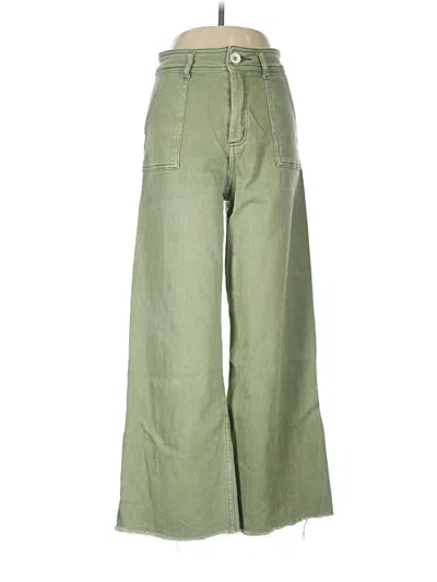 Pre-owned Miou Muse Jeans In Green