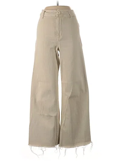 Pre-owned Miou Muse Jeans In Tan