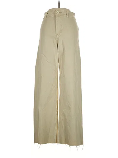 Pre-owned Miou Muse Jeans In Tan