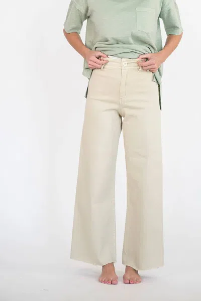 Miou Muse Julena Wide Leg Pants In Beige In Purple