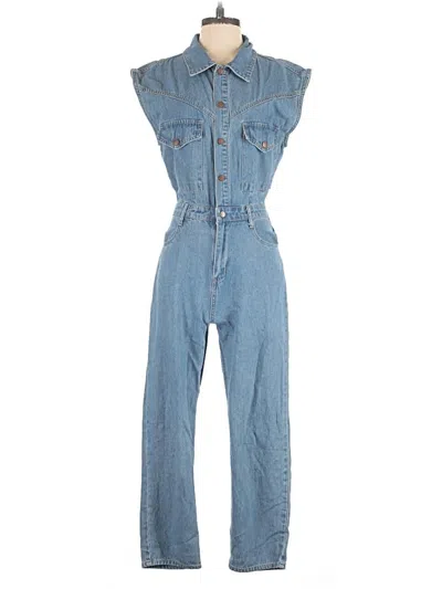 Pre-owned Miou Muse Jumpsuit In Blue