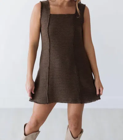 Miou Muse Katya Dress In Brown
