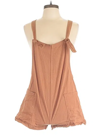 Pre-owned Miou Muse Overalls In Brown