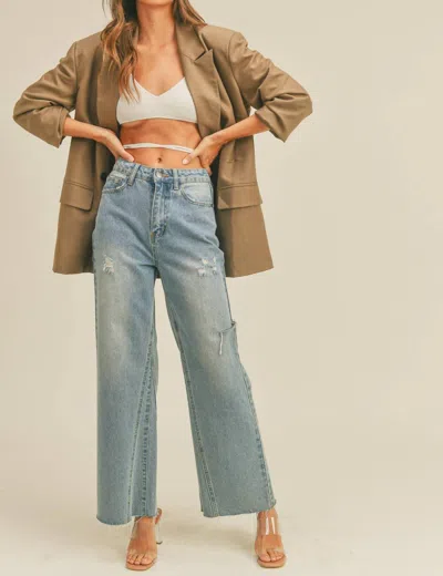 Miou Muse Oversize Blazer In Mocha