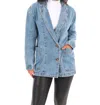MIOU MUSE OVERSIZED DENIM BLAZER