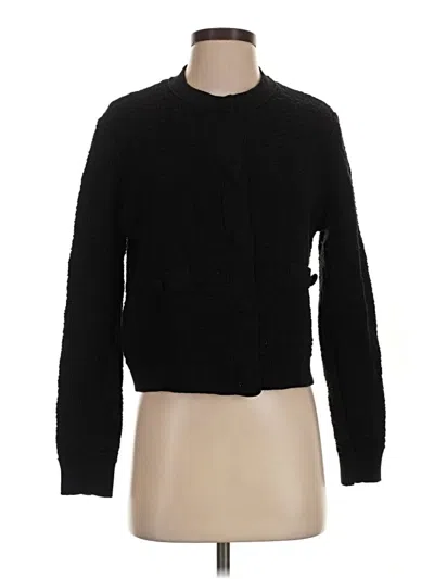 Pre-owned Miou Muse Pullover Sweater In Black