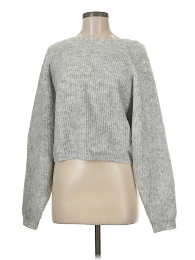 Pre-owned Miou Muse Pullover Sweater In Gray