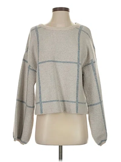 Pre-owned Miou Muse Pullover Sweater In Gray