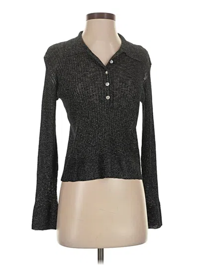 Pre-owned Miou Muse Pullover Sweater In Gray