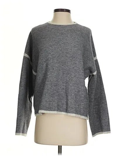 Pre-owned Miou Muse Pullover Sweater In Gray