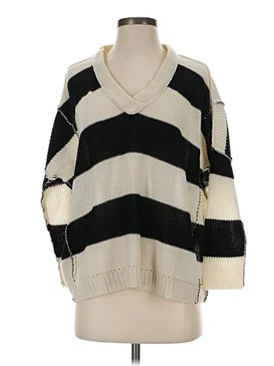 Pre-owned Miou Muse Pullover Sweater In Ivory