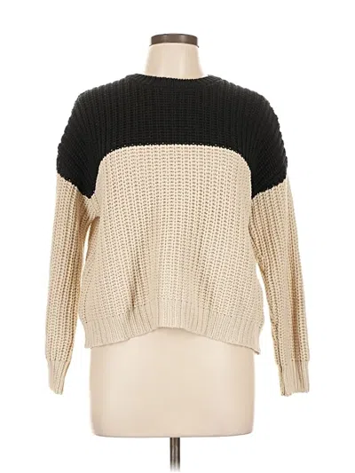 Pre-owned Miou Muse Pullover Sweater In White