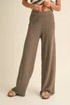 MIOU MUSE RENEE KNIT PANTS IN MOCHA