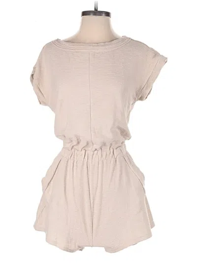 Pre-owned Miou Muse Romper In Brown