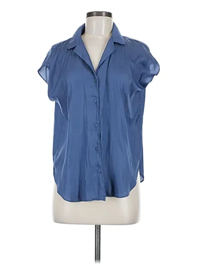 Pre-owned Miou Muse Short Sleeve Polo Shirt In Blue
