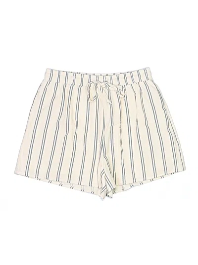 Pre-owned Miou Muse Shorts In Ivory
