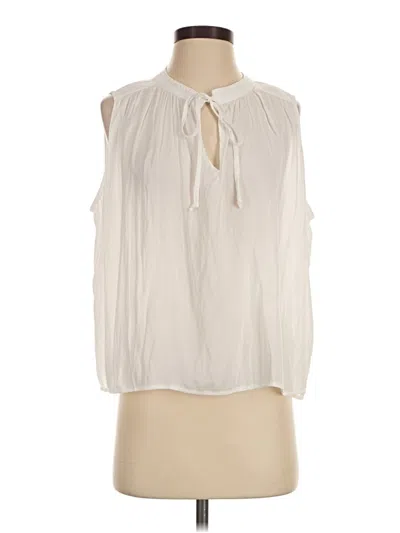 Miou Muse Sleeveless Blouse In Ivory