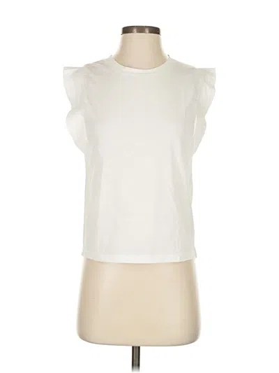 Pre-owned Miou Muse Sleeveless T-shirt In White